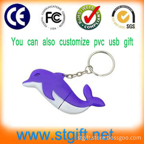 PVC USB Flash Drive and Cartoon USB Stick